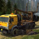 Kamaz 53504 timber carrier Truck v1.0